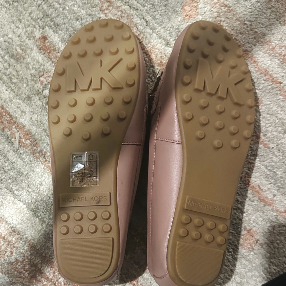 Michael Kors Women's neutral mauve Loafers - Picture 2 of 3